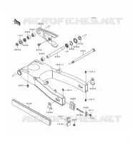 SWINGARM voor Kawasaki ZZR600 1993
