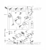 SWITCH   REFLECTORS voor Kawasaki ZZR600 1993