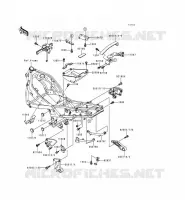 BATTERY BRACKET voor Kawasaki ZZR600 1993