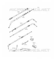 CABLES voor Kawasaki ZZR600 1993