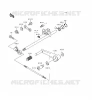 SHIFT voor Kawasaki ZZR600 1993