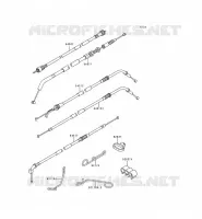 CABLES voor Kawasaki ZZR600 1993
