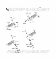FOOTREST voor Kawasaki ZZR600 1993