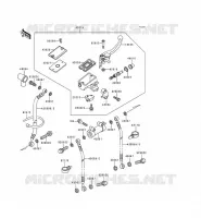 FRONT MASTER CYLINDER voor Kawasaki ZZR600 1993