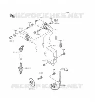 IGNITION SYSTEM voor Kawasaki ZZR600 1993