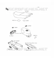 LABELS voor Kawasaki ZZR600 1993
