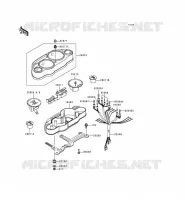 METERS voor Kawasaki ZZR600 1993