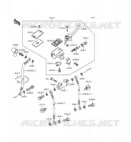 FRONT MASTER CYLINDER voor Kawasaki ZZR600 1993