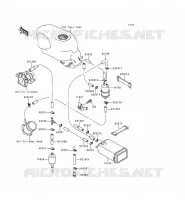 FUEL EVAPORATION SYSTEM voor Kawasaki ZZR600 1993