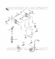 IGNITION SYSTEM voor Kawasaki ZZR600 1993