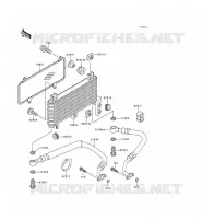 OIL RADIATOR voor Kawasaki ZZR600 1993