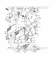RADIATOR voor Kawasaki ZZR600 1993
