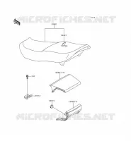 SEAT voor Kawasaki ZZR600 1993
