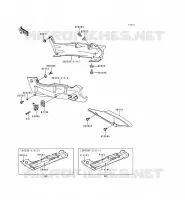 SIDE COVERS   CHAIN COVER voor Kawasaki ZZR600 1993