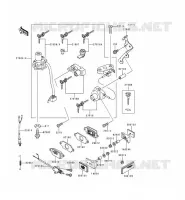 SWITCH   REFLECTORS voor Kawasaki ZZR600 1993