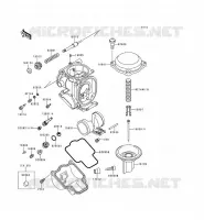 CARBURETOR PARTS voor Kawasaki ZZR600 1993