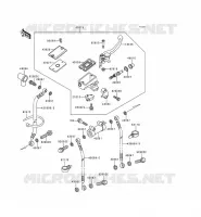 FRONT MASTER CYLINDER voor Kawasaki ZZR600 1993