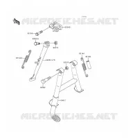 STAND voor Kawasaki ZZR600 1993