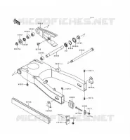 SWINGARM voor Kawasaki ZZR600 1993