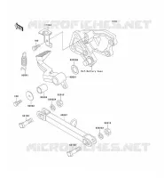 BRAKE PEDAL voor Kawasaki ZZR600 1993