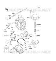 CARBURETOR PARTS voor Kawasaki ZZR600 1993