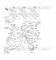 COWLING voor Kawasaki ZZR600 1993