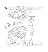 CRANKCASE(S)(1/2) voor Kawasaki ZZR600 1993