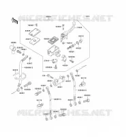 FRONT MASTER CYLINDER voor Kawasaki ZZR600 1993