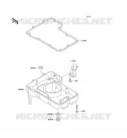 OIL PAN voor Kawasaki ZZR600 1993
