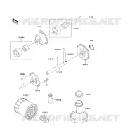 OIL PUMP voor Kawasaki ZZR600 1993