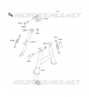 STAND voor Kawasaki ZZR600 1993