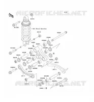 SUSPENSION voor Kawasaki ZZR600 1993