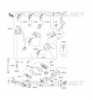 SWITCH voor Kawasaki ZZR600 1993