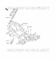 CHASSIS voor Kawasaki ZZR600 1993