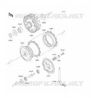 CLUTCH voor Kawasaki ZZR600 1993