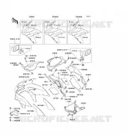 COWLING voor Kawasaki ZZR600 1993