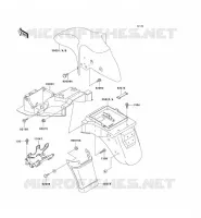 FENDER voor Kawasaki ZZR600 1993