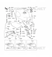 FUEL TANK voor Kawasaki ZZR600 1993