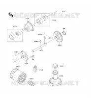 OIL PUMP voor Kawasaki ZZR600 1993
