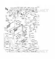 RADIATOR voor Kawasaki ZZR600 1993