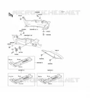 SIDE COVERS   CHAIN COVER voor Kawasaki ZZR600 1993
