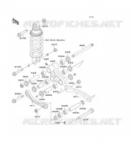 SUSPENSION voor Kawasaki ZZR600 1993