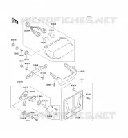 TAILIGHT(S) voor Kawasaki ZZR600 1993