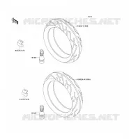 TIRES voor Kawasaki ZZR600 1993