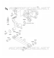 BRAKE PEDAL voor Kawasaki ZZR600 1993
