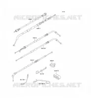 CABLES voor Kawasaki ZZR600 1993