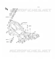 CHASSIS voor Kawasaki ZZR600 1993