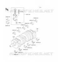 CRANKSHAFT voor Kawasaki ZZR600 1993
