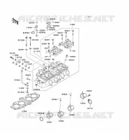 CYLINDER HEAD voor Kawasaki ZZR600 1993