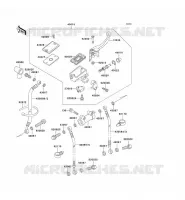 FRONT MASTER CYLINDER voor Kawasaki ZZR600 1993